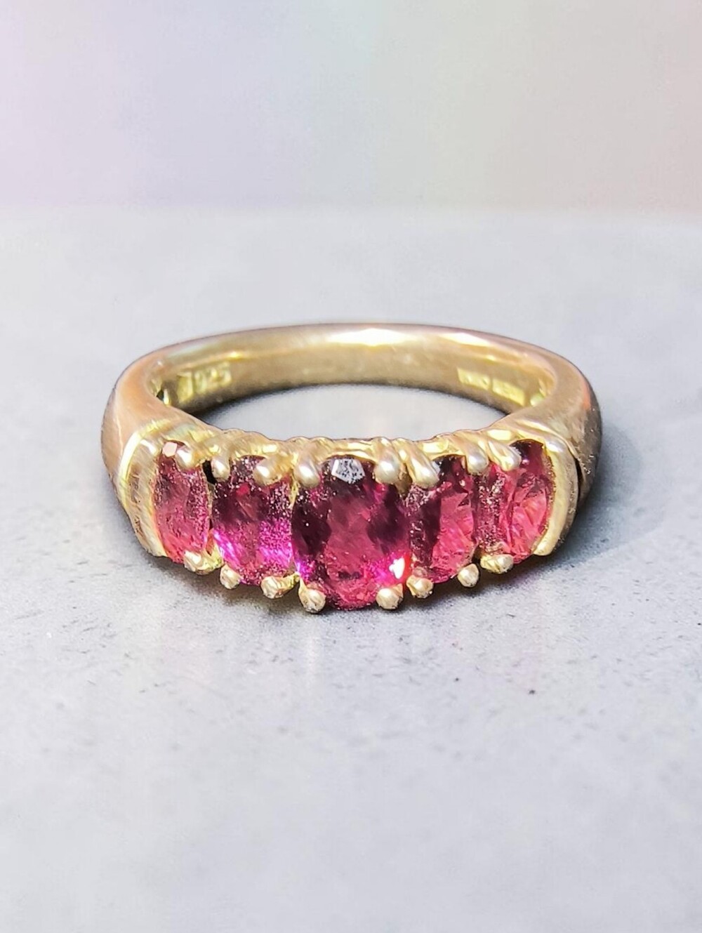Michelle Albala Lorenzo Jewelers Sterling Silver & Rhodolite Garnet Ring